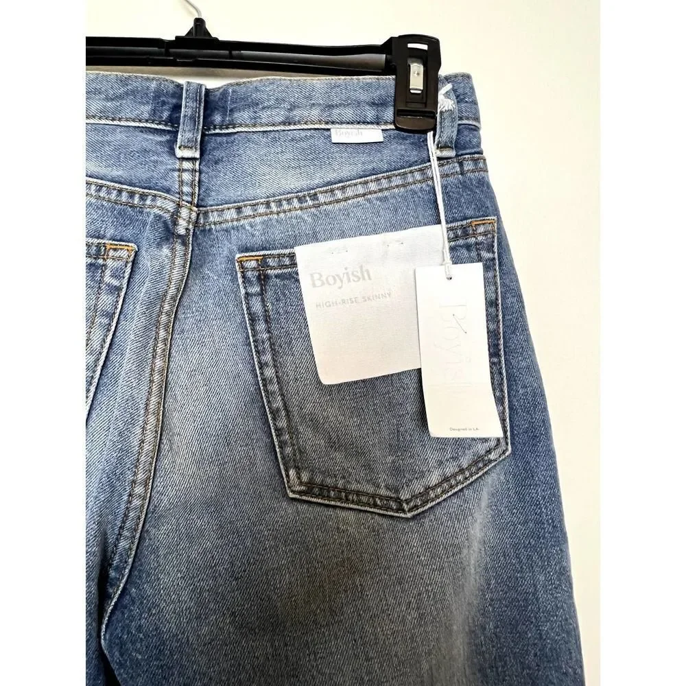 Boyish by HER Billy High Rise Skinny Jean Size 26 - Picture 5 of 7